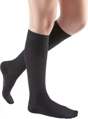 MEDIVEN Comfort Calf Highs Closed Toe 15-20mmHg (Ebony)
