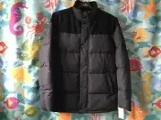 NWT Mens Barbour Navy/Black Stand Collar Zip & Snaps Front SPEAN Quilt Jacket M