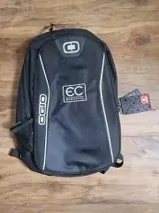 NWT OGIO Laptop Backpack Black 17" x 12" With Embroidery Very Nice