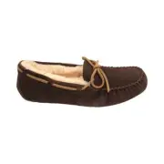 UGG Men's Olsen Slippers Espresso Brown House Shoe Moccasins 1003390