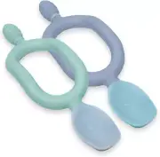 Bibado Weaning Spoons 2 Pack - Baby Led Weaning Spoon for Self Feeding, Dual-...