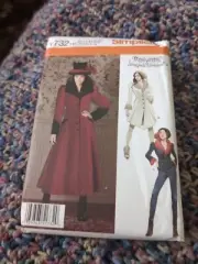 Simplicity 1732 Costumes Misses Coat Cosplay Steampunk Sewing Pattern Uncut 6-14