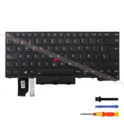 Spanish Backlit Keyboard for Lenovo L14 (type 20U1, 20U2) Laptops(ThinkPad)