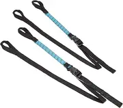ROK straps ROK00333 Commuter Stretch Strap, Blue, Reflective, Pack of 2