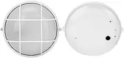 Fdit Sauna Room Explosion Lamp Explosion Proof Anti-High Temperature Round Lamp Waterproof Grid Oval Bulkhead Ceiling Light