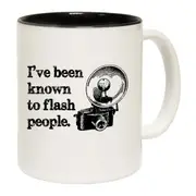 Ive Been Known To Flash People Black Mug Cup