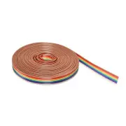 1Pack 9P IDC Wire Flat Ribbon Cable 16.4 Feet 1.27cmm Pitch Jumper Wires