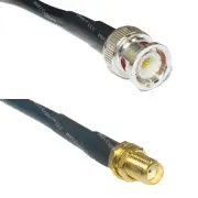 RFC195 BNC MALE to SMA FEMALE Coax RF Cable USA-Ship Lot