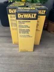 ^ Lot of 7 DeWALT PEX Expander Grease DCE400GR