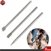 16-Inch SDS Max Chisel Set Heavy Duty Rotary Hammer Chisel Bit Set 3Pcs