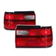 卡嗶車燈 適用於 TOYOTA 豐田 COROLLA E90 91-92 四門車 晶鑽款 尾燈 紅