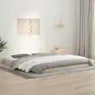 Bed Frame without Mattress 183x203 cm King Solid Wood Pine