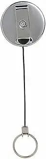 REXEL 9810702 ID Retractable Metal Key Holder,Nylon Cord (HANGSELL)