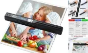 Portable Scanner, Photo Scanner for A4 Documents, Handheld Scanner for