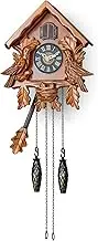 Cuckoo Clocks with Night Mode, Singing Bird and Carved Wood Decorations
