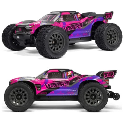 ARRMA ARA4305V4T3 1/10 VORTEKS 223S DSC 4X4 RTR Brushless Stadium Truck, Purple