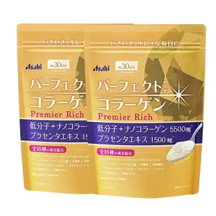 【ASAHI 朝日】神經醯胺膠原蛋白+玻尿酸Q10粉 黃金尊爵 買一送一(228g/包*2)