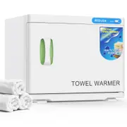 ADVWIN 23L Hot Towel Warmer, for Bathroom with Stainless Steel Racks, White