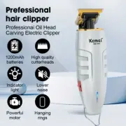 Kemei Professional Hair Clippers Cordless Trimmer Beard Cutting Machine Barber