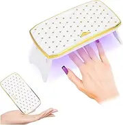 zalati Nail Lamp 36W UV LED Light Foldable Portable Curing Lamp for Gel Nails Quick Drying Nail Art