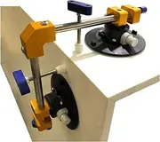 [ZHDBD] Seamless Seam Setter 2pcs/lot 90 Degree Seamless Seam Setter Right Angle Suction Cup Professional Countertop Installation Tool for Granite, Stone, Marble, Slab, Free Storage Case and Gloves