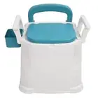 Adult Bedside Commode Toilet With Detachable Armrests Portable Moible Odorle BBY