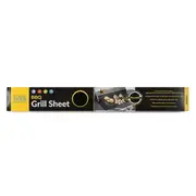 Nostik Reusable 40x50cm Non-Stick BBQ Liner Grill Sheet Barbecue Mat Pad Black
