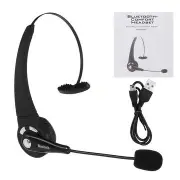 Trucker Driver Headset Bluetooth Wireless Earpiece Headphone Handsfree With Mic
