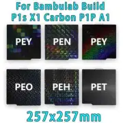 Build Plate Spring Steel Sheet Pei Sheet 257x257 Build Plate P1s Bamboo Plate