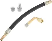 X AUTOHAUX 1 Set 90 Degree Copper Tire Valve Extension with Universal Plastic 210mm Tyre Valve Stem Extender for Car Motorcycle RV Truck Bike