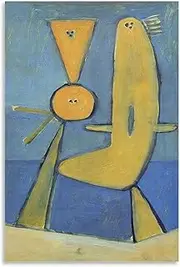 Pablo Picasso《Couple at The Seaside》Poster Pablo Picasso Canvas Wall Art Pablo Picasso Prints Vinatge Painting for Home Decor 40x60cm NO Frame