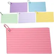 CAXUSD Loose-Leaf Book with Index Cards Memo Notepads Thick Paper Cards for Writing Recording and Planning
