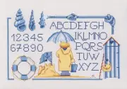Kit cross Stitch Cross Edge Sea 35 X 45 CM