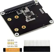 State Drive PCIe to 2CH M.2 HAT+ Adapter for Raspberry Pi 5 Solid State Drive