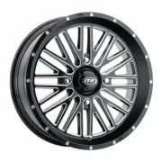 Itp 15MT110BX Momentum Wheel - 15x7 - 4+3 Offset - 4/110 - Gloss Black/Machined