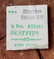 1950s/60s vintage Omega Seamaster watch 570 571 Winding Stem part Bestfit Swiss