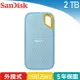 【現折$50 最高回饋3000點】SanDisk E61 2TB 行動固態硬碟 (天藍)