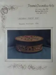 DEANNE FORTNAM 1989 JACOBEAN SEWING BOX PAINTING PATTERN