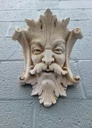 Classic. Art reproduction Green man Celtic Wall Sconce Shelf Bracket AOH Studio