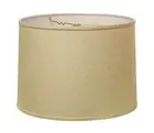 17 Parchment Biege Throwback Drum Linen Lampshade