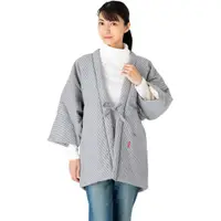 在飛比找蝦皮購物優惠-日本代購 男女款M-L 直條紋半纏 日本製 灰色 粉紅 fr