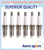 Set of 6 NEW Platinum Spark Plug For Cadillac DTS STS XLR & Ford F150 E250 SP493 (for: Ford)