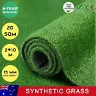 15mm OUTDOOR Artificial Grass Synthetic Fake Lawn Mat 20SQM Turf Plastic Plant