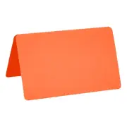 Blank Greeting Cards,100Pcs Favor Decor Foldable Blank Card ,Orange Card Paper