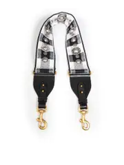 Plaid Studded Bag Strap