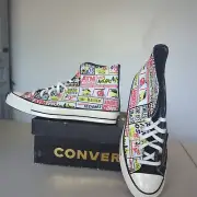 CONVERSE CHUCK 70 HI MI GENTE EDITION BLACK/MULTI/EGRET SIZE 12