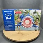 Member’s Mark 56” Oversized Inflatable Pool Float Shark Cupholder Mesh Seat Blue
