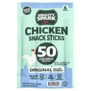 Chicken Snack Sticks, Original Sea Salt & Pepper, 4 Sticks