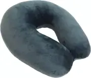 World's Feather Soft Microfiber Neck Pillow Charcoal