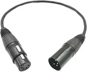 4pin XLR Male to Femae lPower Extension Cable for Pana~onic Monitor, F55 Camera, ROL~ND ED~ROL R88 Power Cable(20cm)